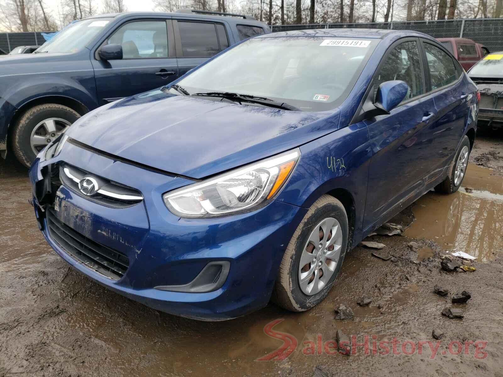 KMHCT4AEXGU972791 2016 HYUNDAI ACCENT