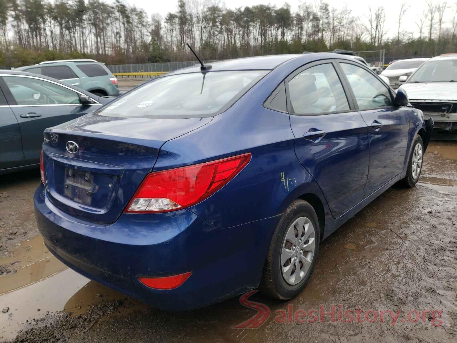 KMHCT4AEXGU972791 2016 HYUNDAI ACCENT