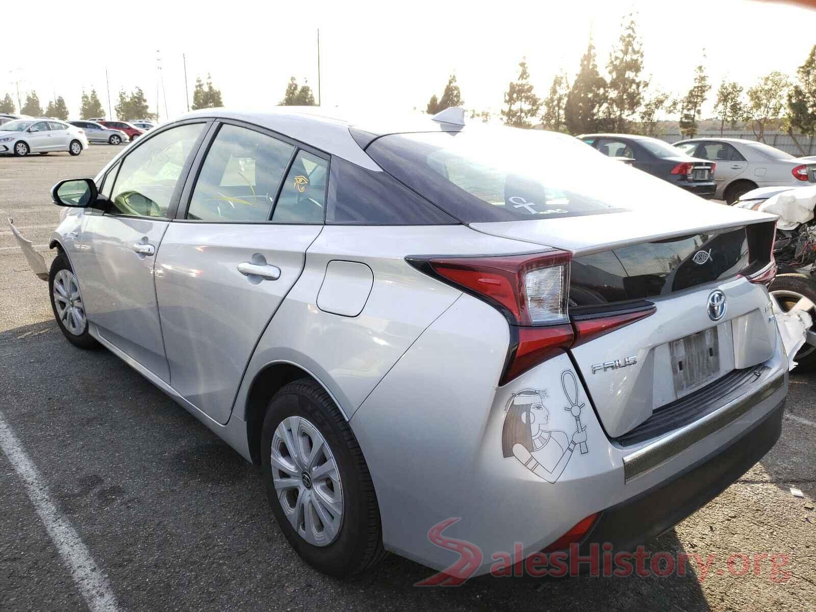 JTDKARFUXK3086648 2019 TOYOTA PRIUS