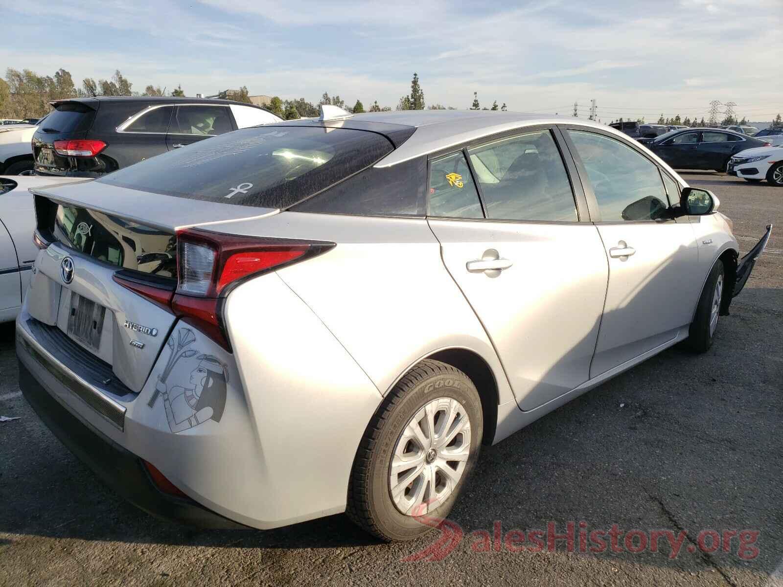 JTDKARFUXK3086648 2019 TOYOTA PRIUS