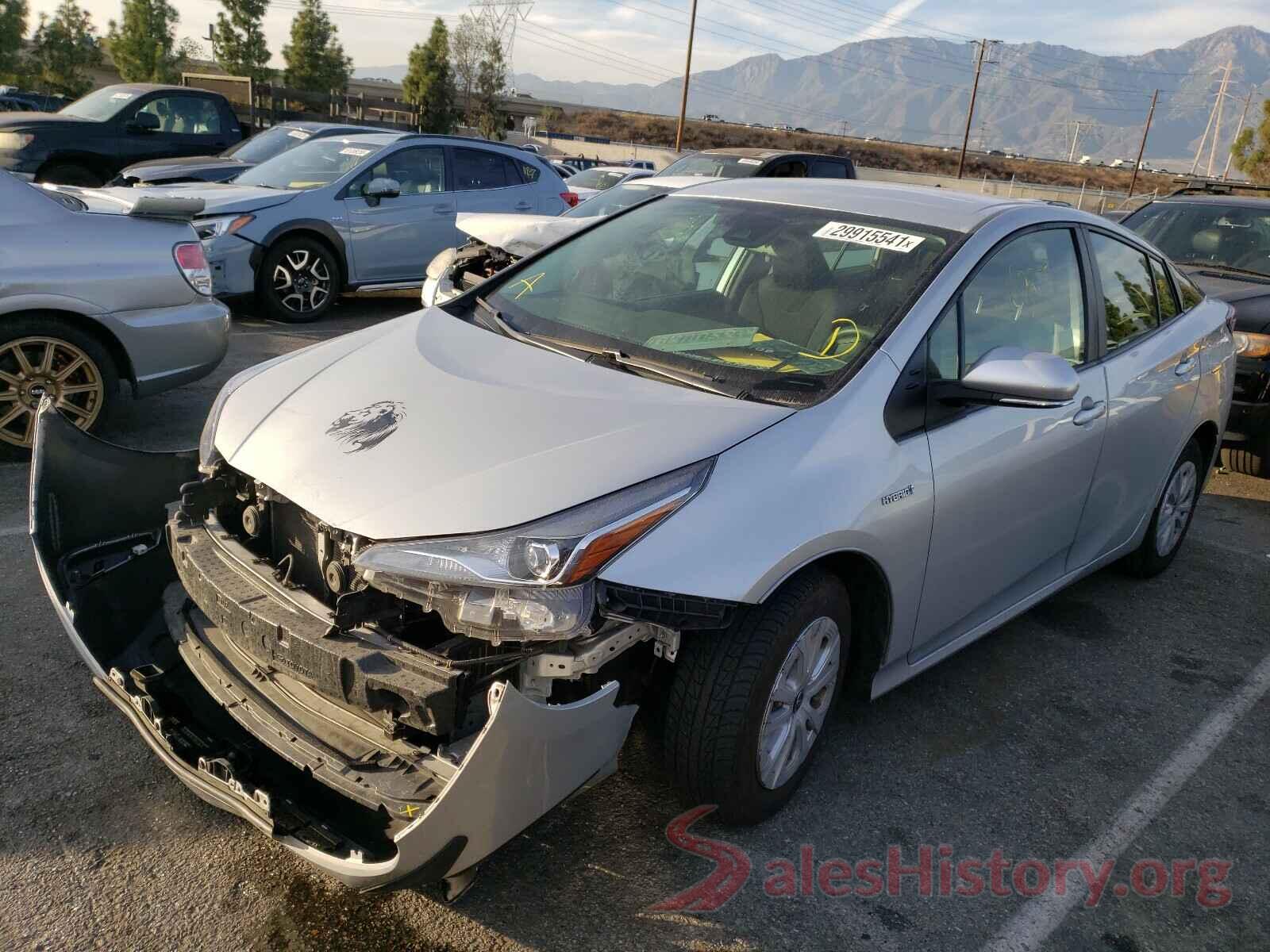 JTDKARFUXK3086648 2019 TOYOTA PRIUS