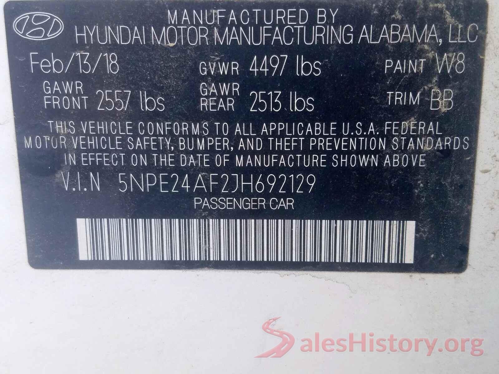 3N1CP5CU7KL536974 2018 HYUNDAI SONATA