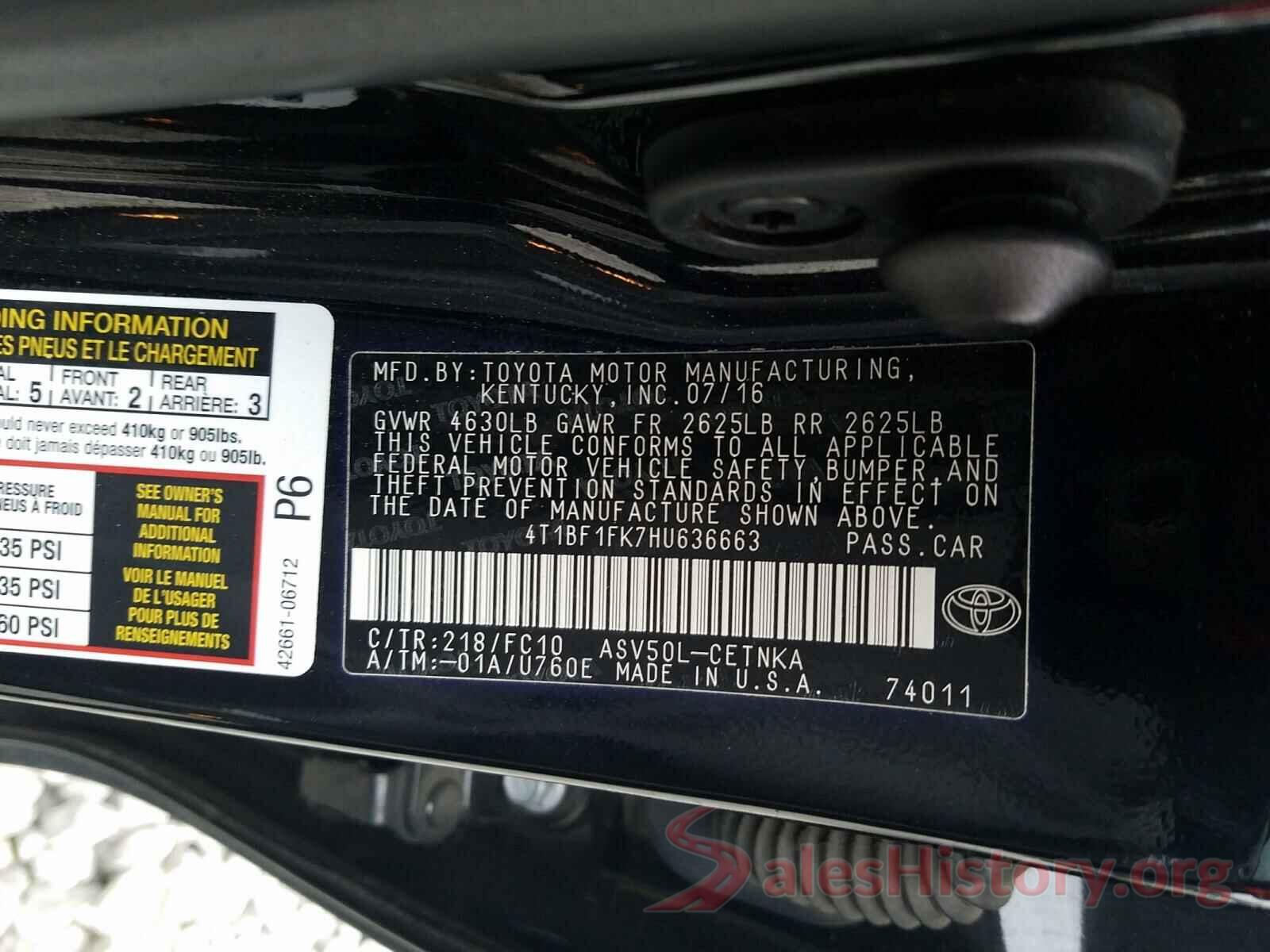 2T1BURHE9HC751066 2017 TOYOTA CAMRY