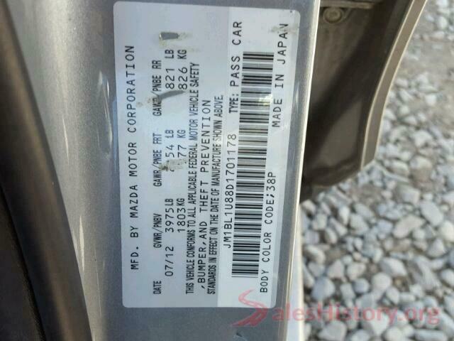 1N4BL3AP9GC151365 2013 MAZDA 3