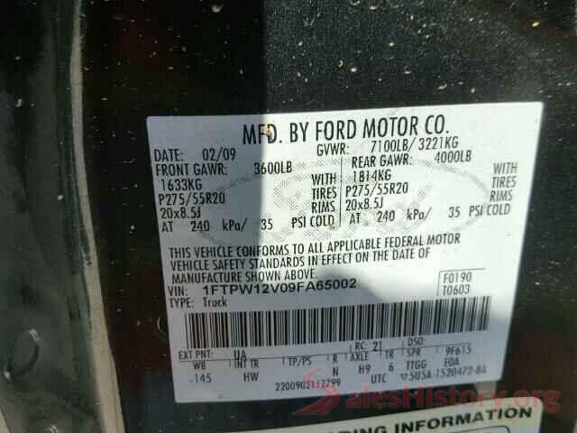 4T1B61HK9KU213944 2009 FORD F150