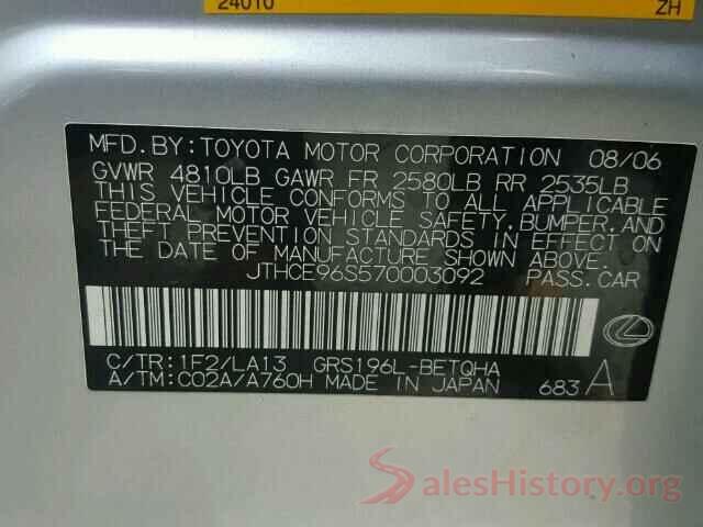 4T1C11AK1LU992643 2007 LEXUS GS350