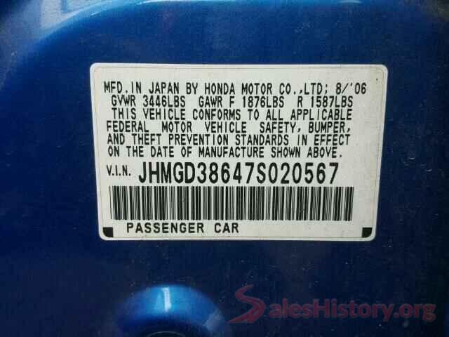 KNDJN2A25G7271106 2007 HONDA FIT