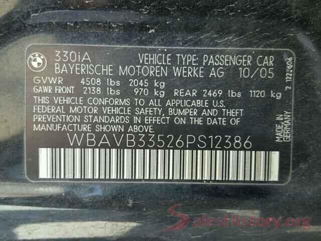 5XXGU4L35GG039918 2006 BMW 3 SERIES