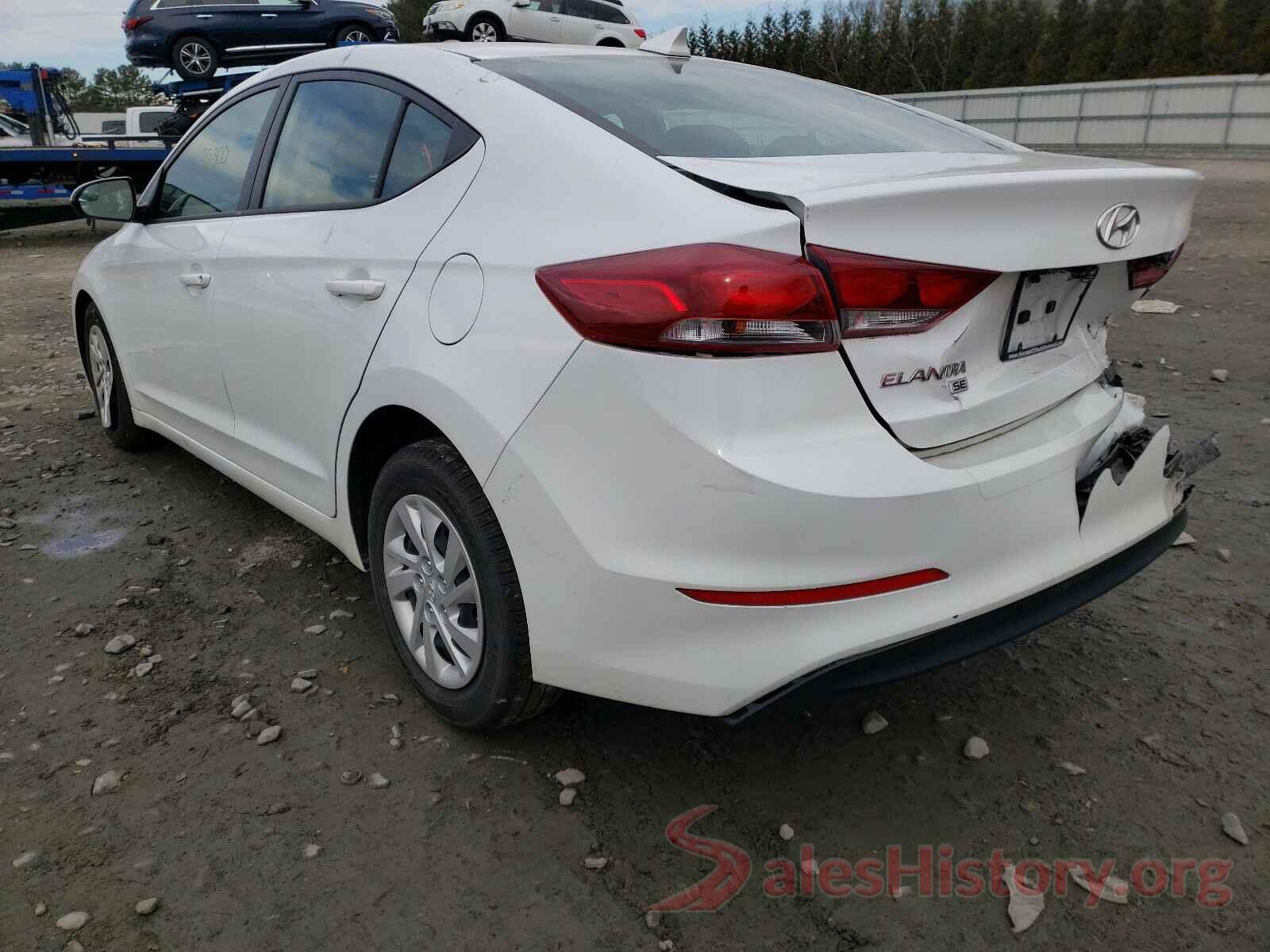 5NPD74LF7JH390684 2018 HYUNDAI ELANTRA