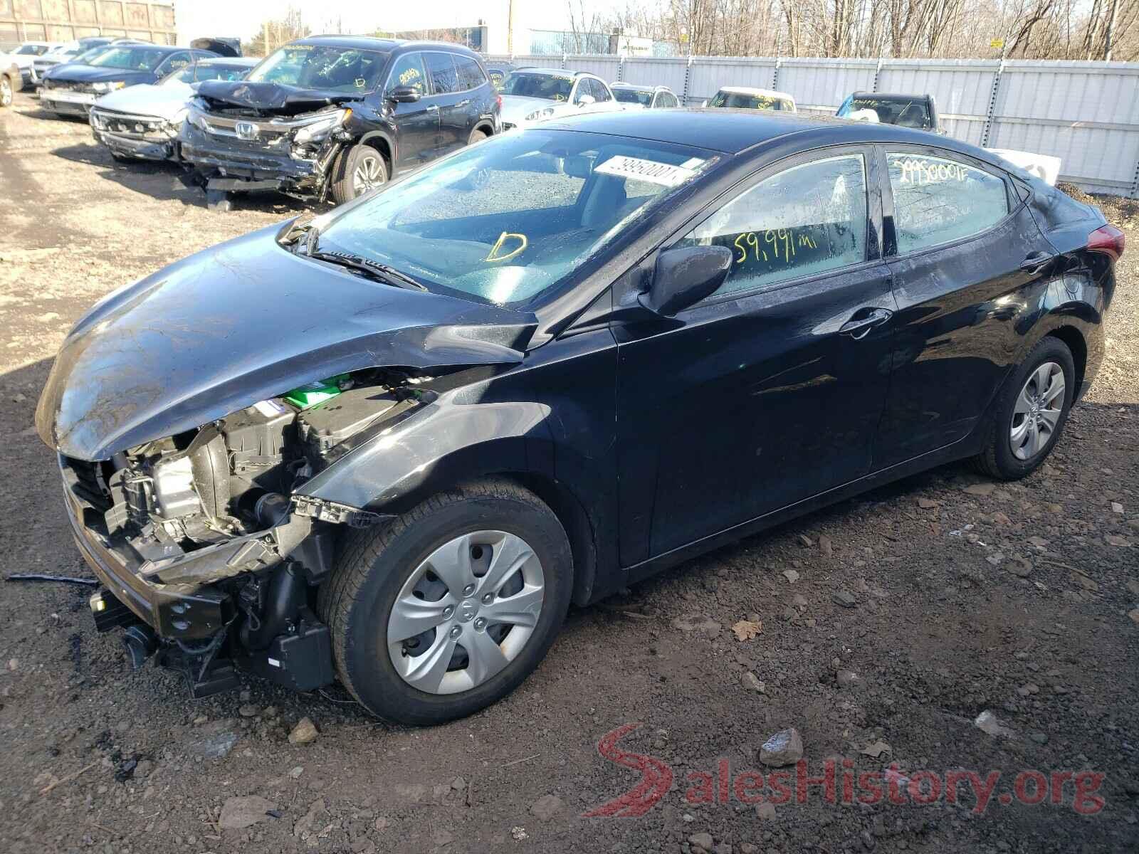 KMHDH4AE3GU576031 2016 HYUNDAI ELANTRA