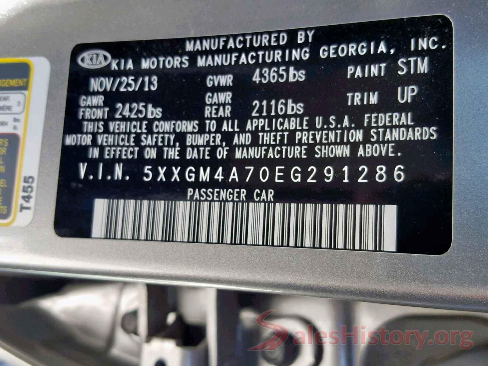 KNDJP3A58H7410334 2014 KIA OPTIMA LX