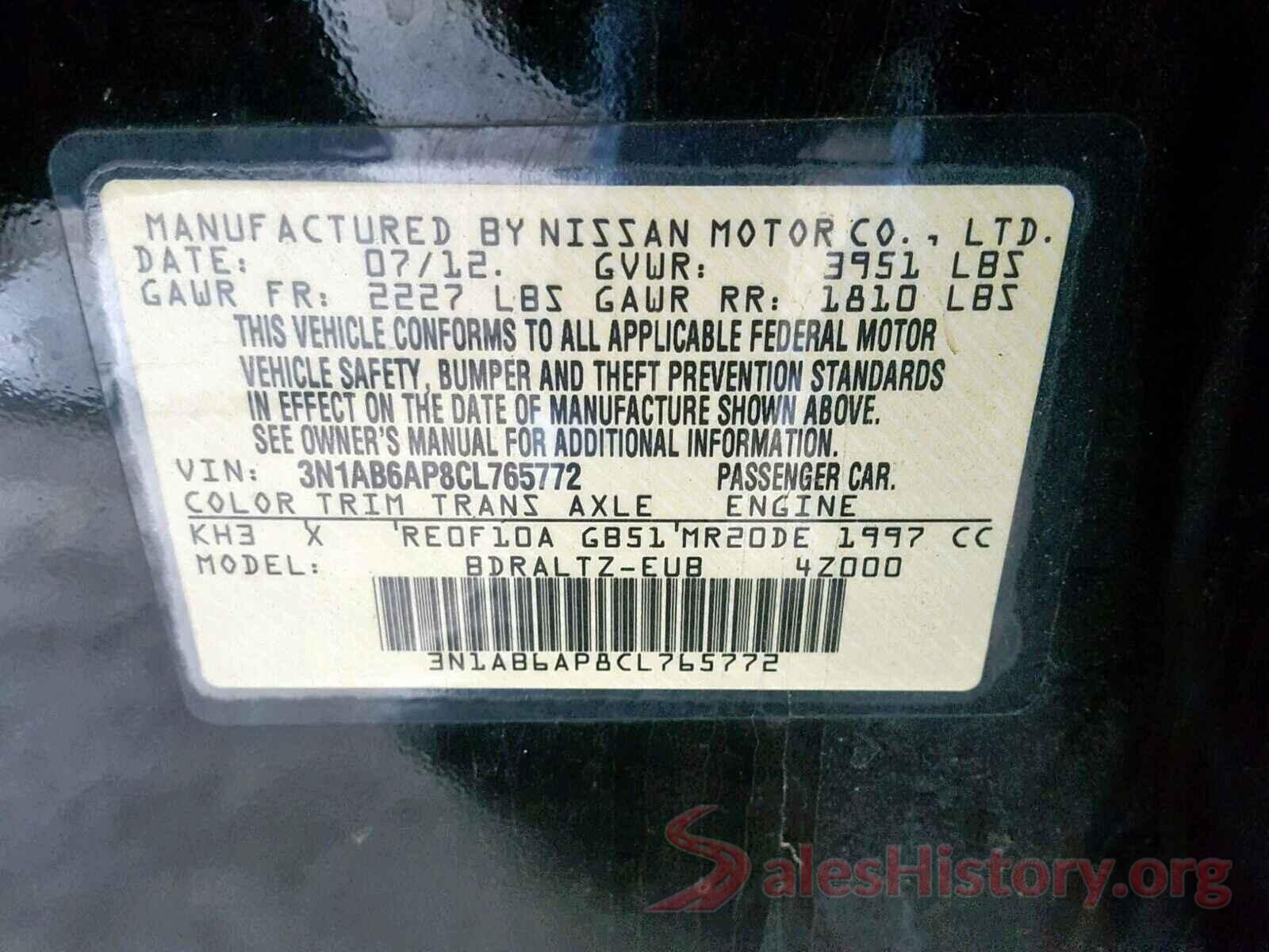 4T1B11HK4JU127275 2012 NISSAN SENTRA