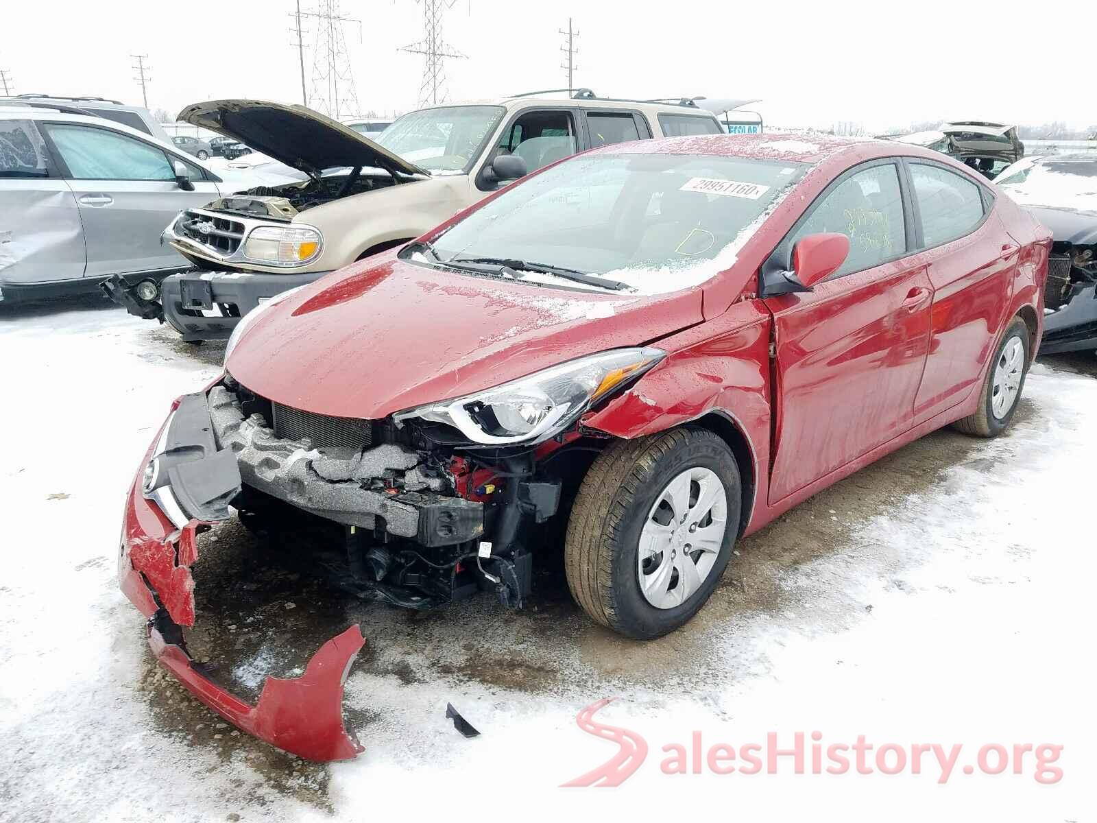 5XYPKDA55GG130063 2016 HYUNDAI ELANTRA