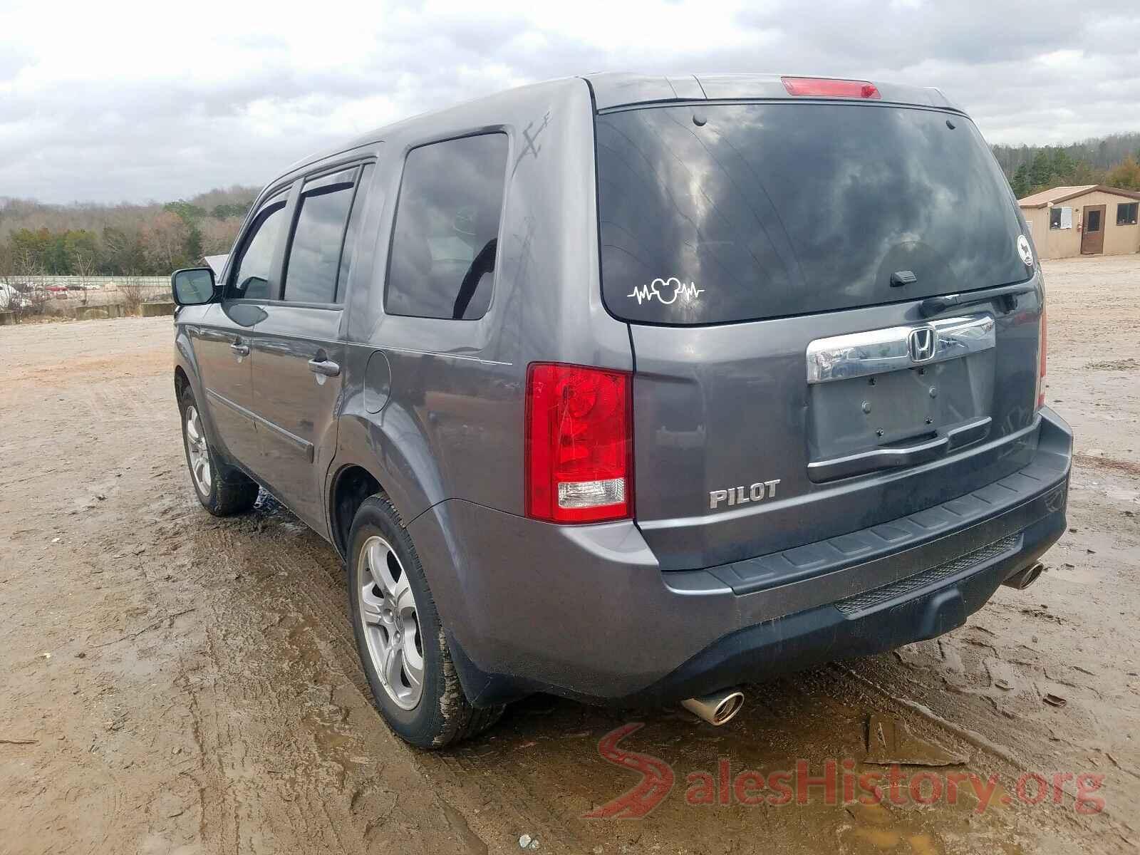 3VWC57BU2KM154438 2012 HONDA PILOT