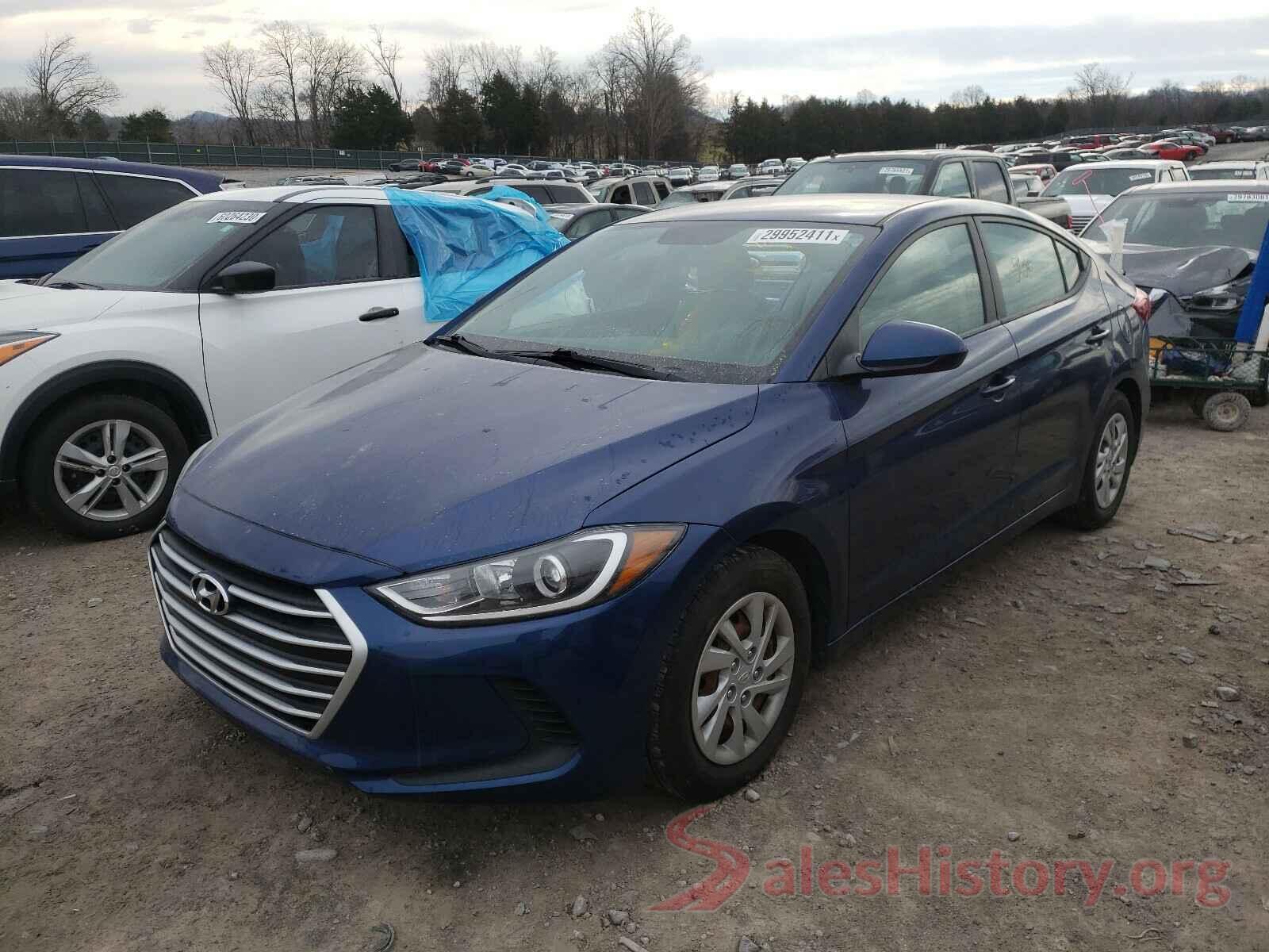 5NPD74LF1HH037206 2017 HYUNDAI ELANTRA