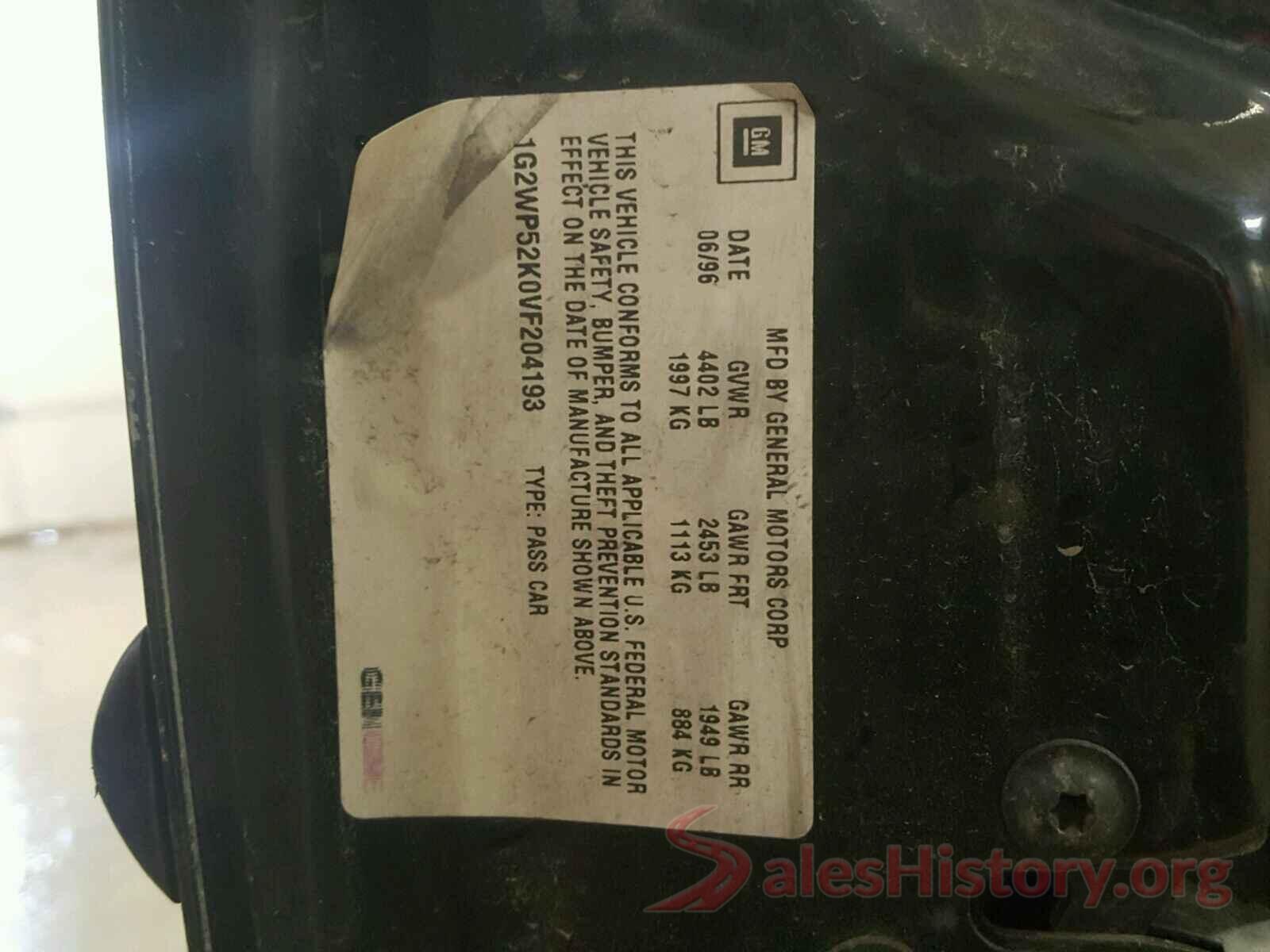 4T1B11HK3JU051516 1997 PONTIAC GRANDPRIX