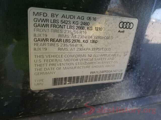 WA1L2AFP2GA147128 2016 AUDI Q5