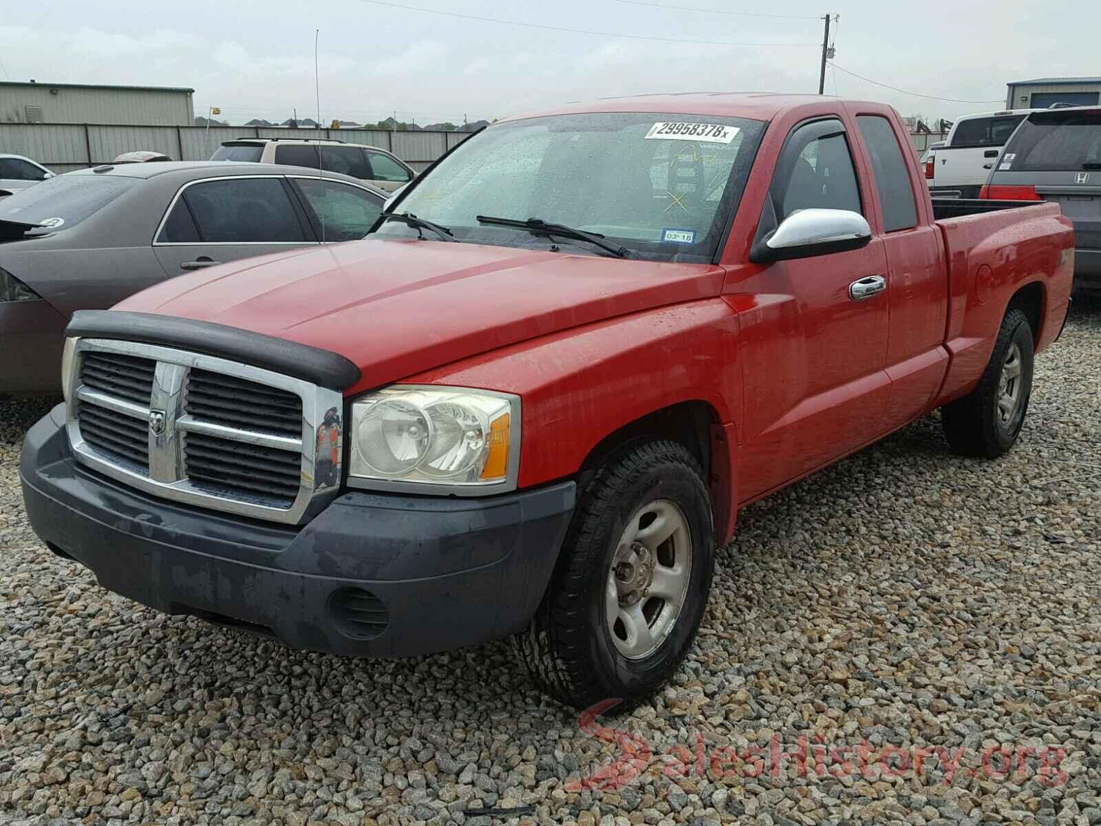 3KPF24ADXKE061086 2005 DODGE DAKOTA