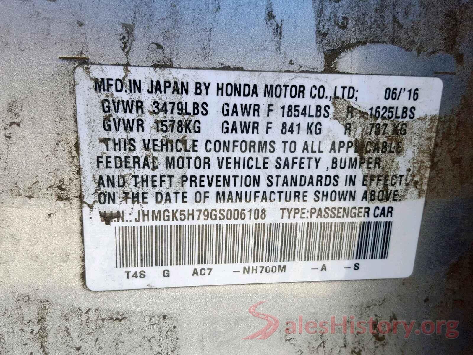 JTHBA1D26J5080639 2016 HONDA FIT