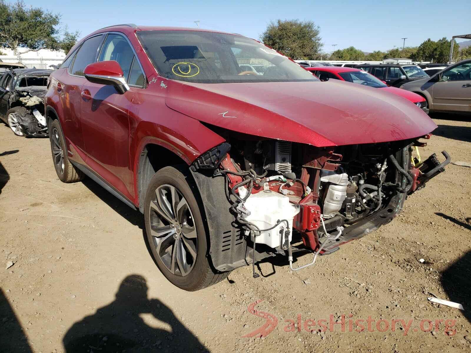 2T2BGMCA9GC001627 2016 LEXUS RX450