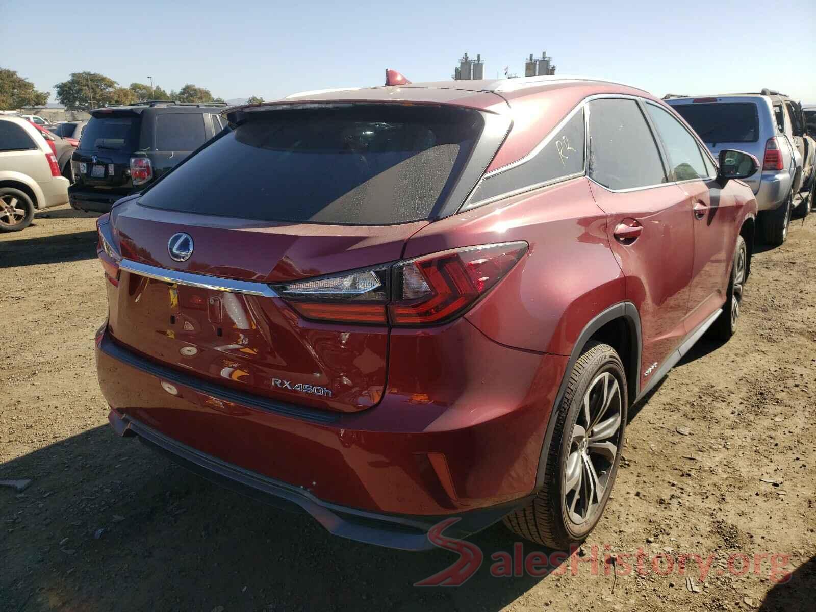 2T2BGMCA9GC001627 2016 LEXUS RX450