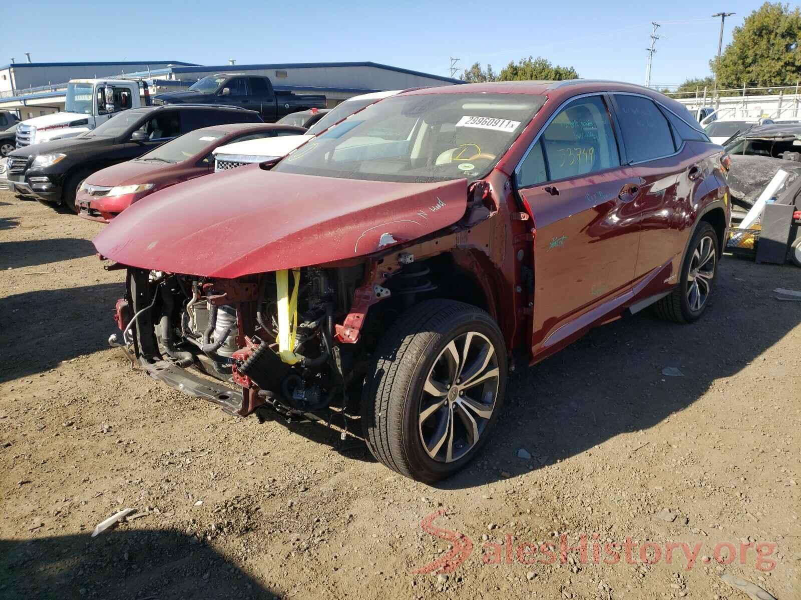 2T2BGMCA9GC001627 2016 LEXUS RX450