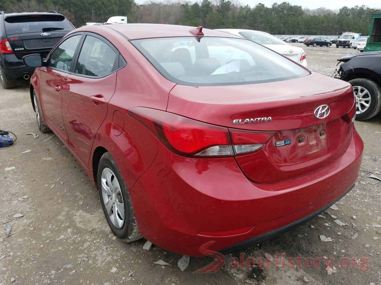 KMHDH4AEXGU600602 2016 HYUNDAI ELANTRA