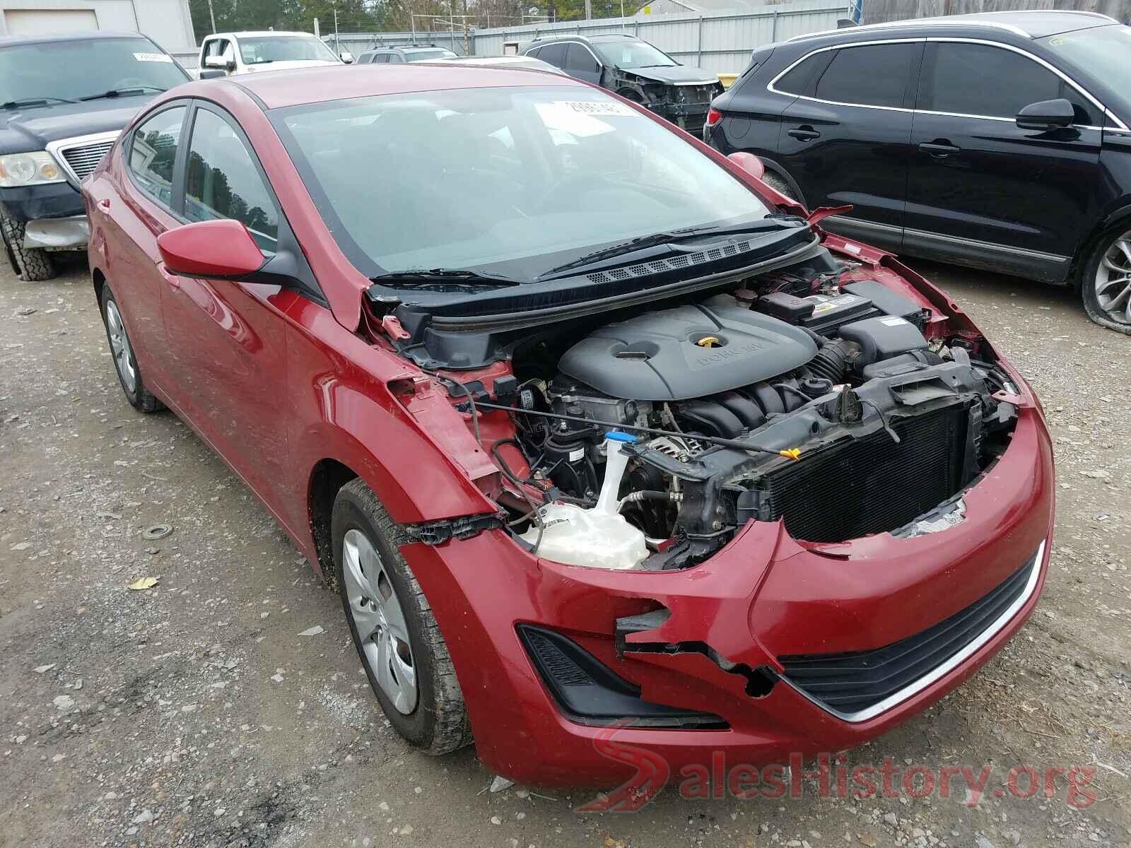 KMHDH4AEXGU600602 2016 HYUNDAI ELANTRA