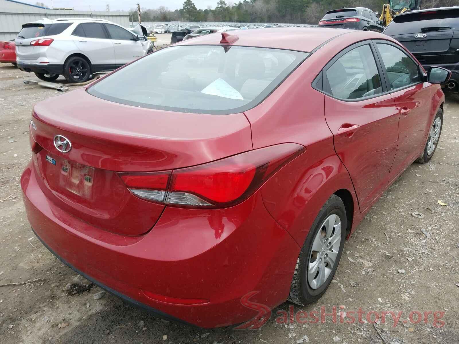 KMHDH4AEXGU600602 2016 HYUNDAI ELANTRA