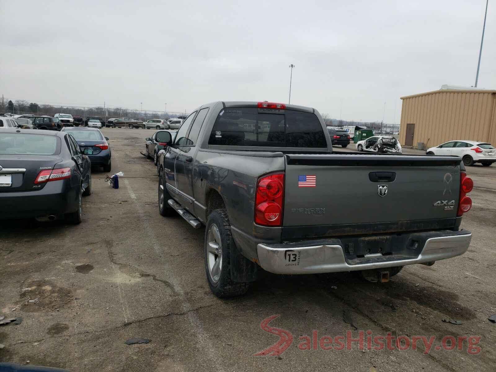 5XXGT4L39GG057373 2007 DODGE RAM 1500