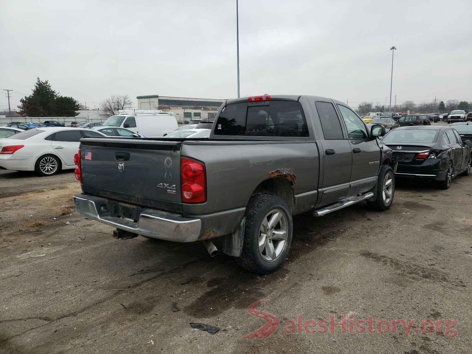 5XXGT4L39GG057373 2007 DODGE RAM 1500