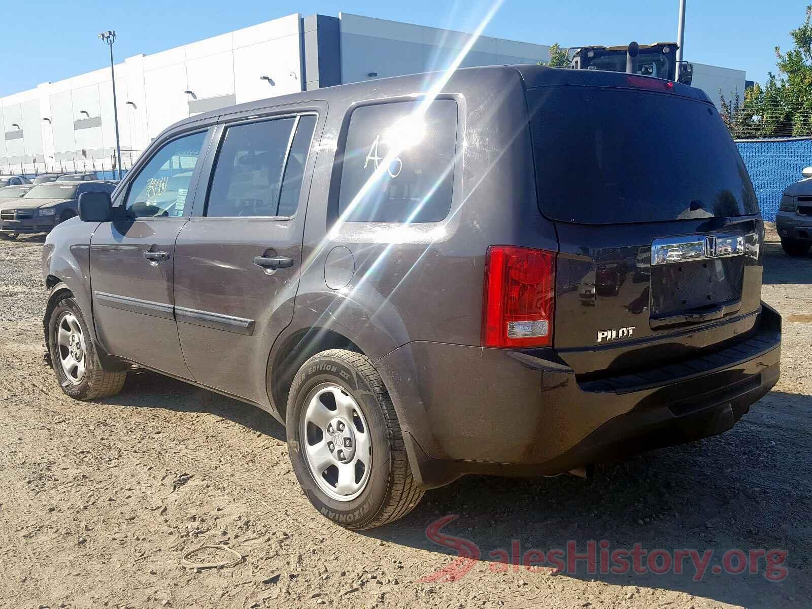 4S3GKAA63H1612197 2012 HONDA PILOT