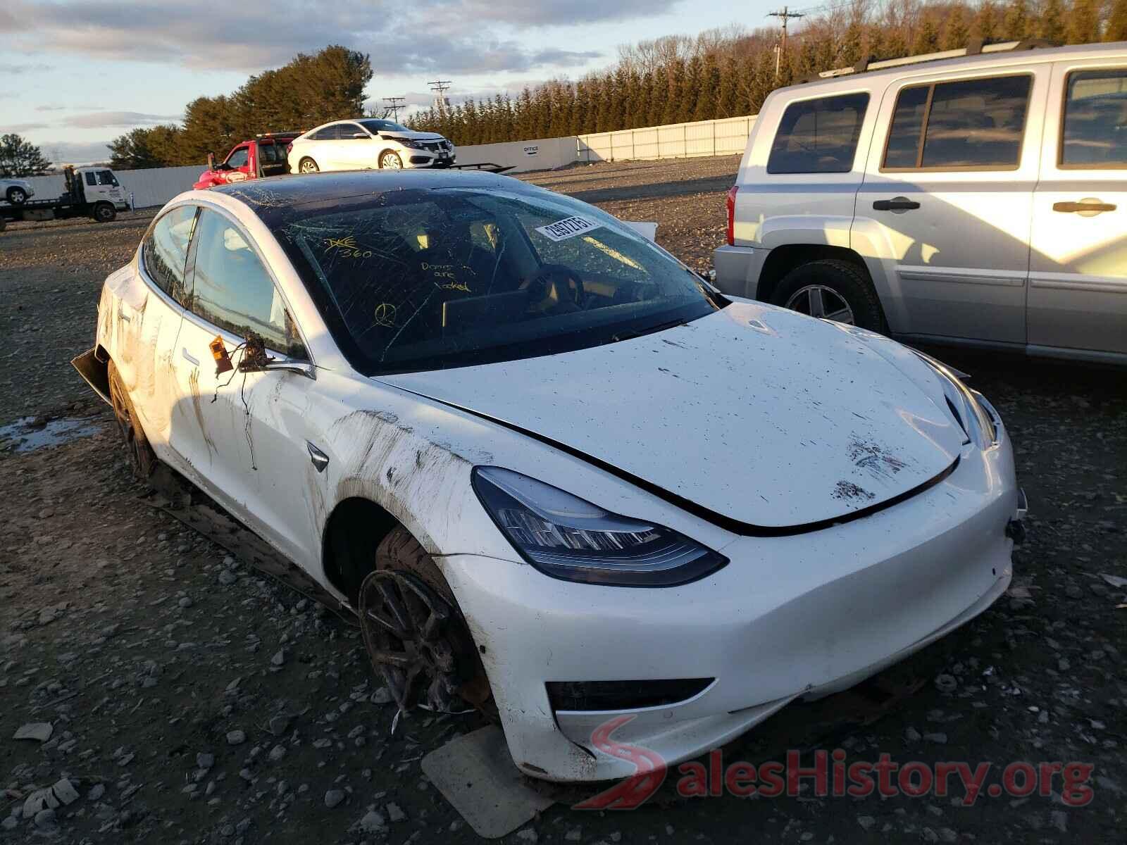 5YJ3E1EB1KF510702 2019 TESLA MODEL 3