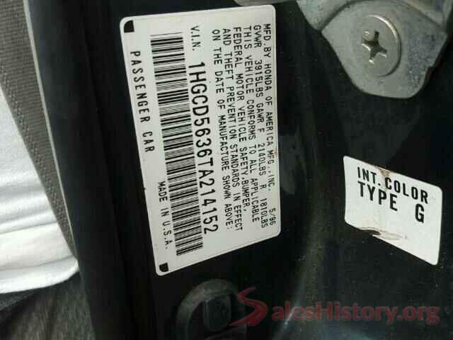 5N1AZ2MG7JN169770 1996 HONDA ACCORD