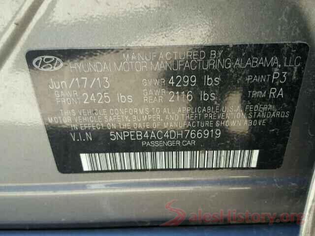 1N4AL3AP2GC254266 2013 HYUNDAI SONATA