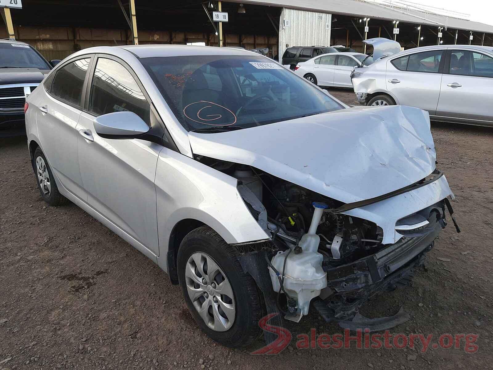 KMHCT4AEXGU064096 2016 HYUNDAI ACCENT