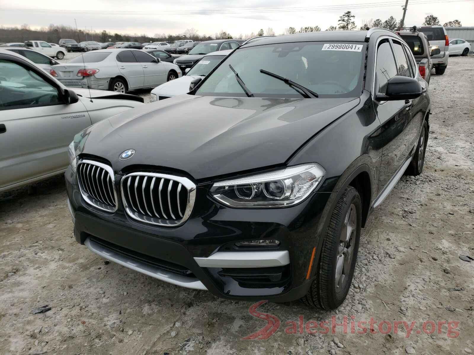 5UXTY3C02M9E20848 2021 BMW X3