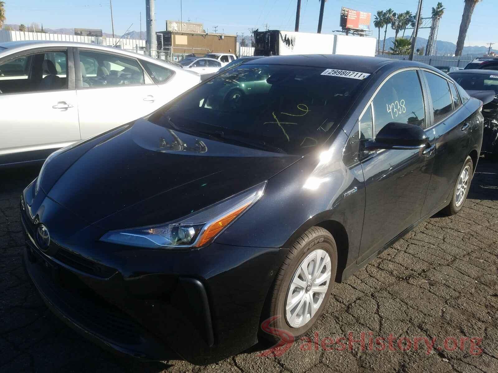 JTDKARFU3L3116543 2020 TOYOTA PRIUS