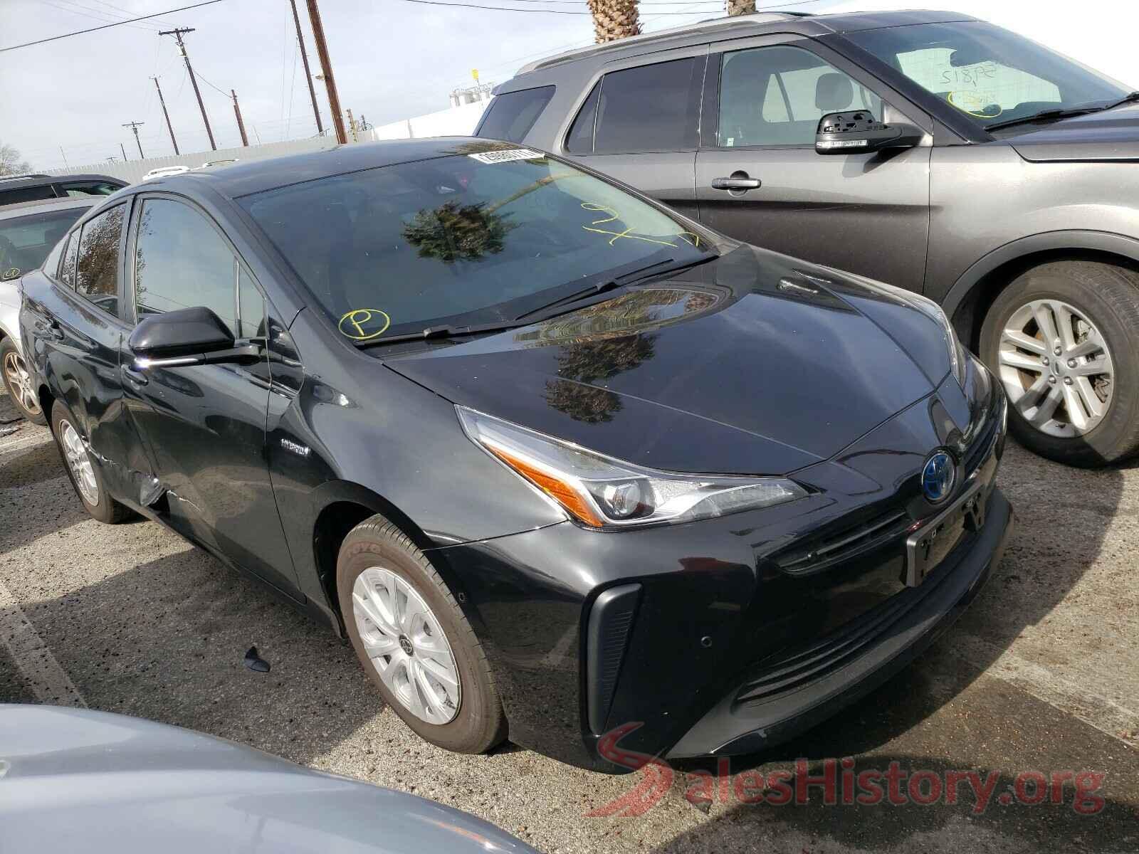 JTDKARFU3L3116543 2020 TOYOTA PRIUS