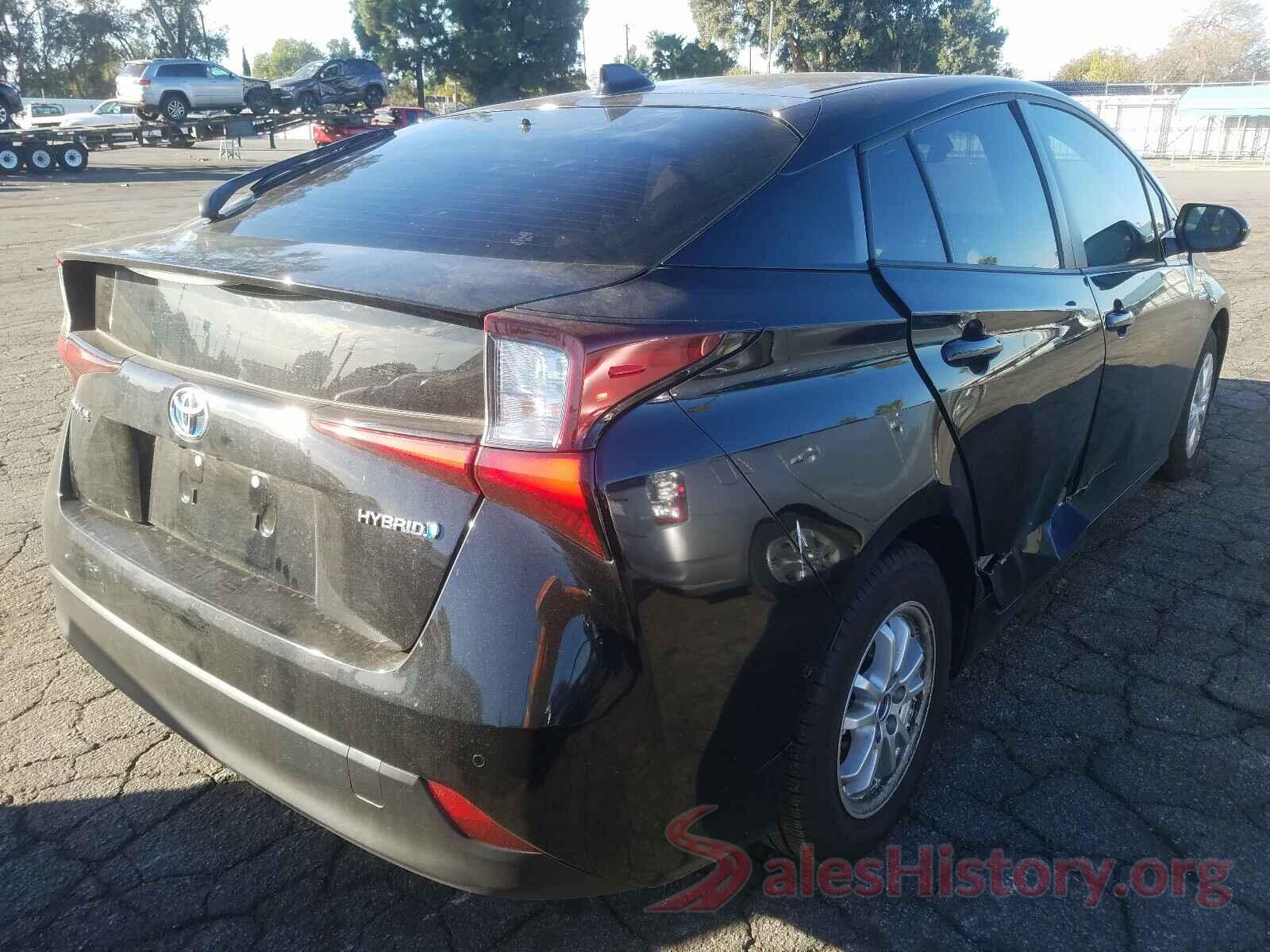 JTDKARFU3L3116543 2020 TOYOTA PRIUS