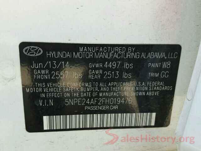 JN8AY2NC1K9584830 2015 HYUNDAI SONATA