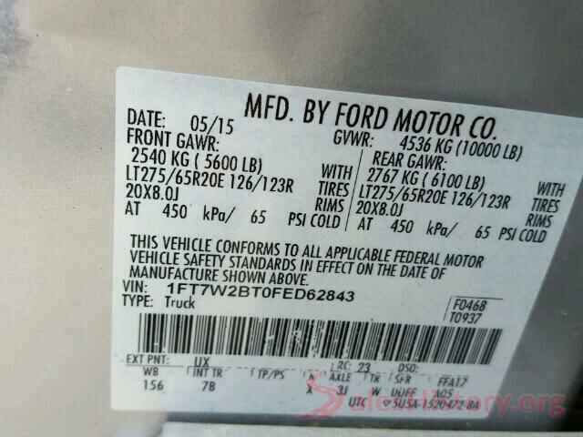 KM8J23A42KU953141 2015 FORD F250