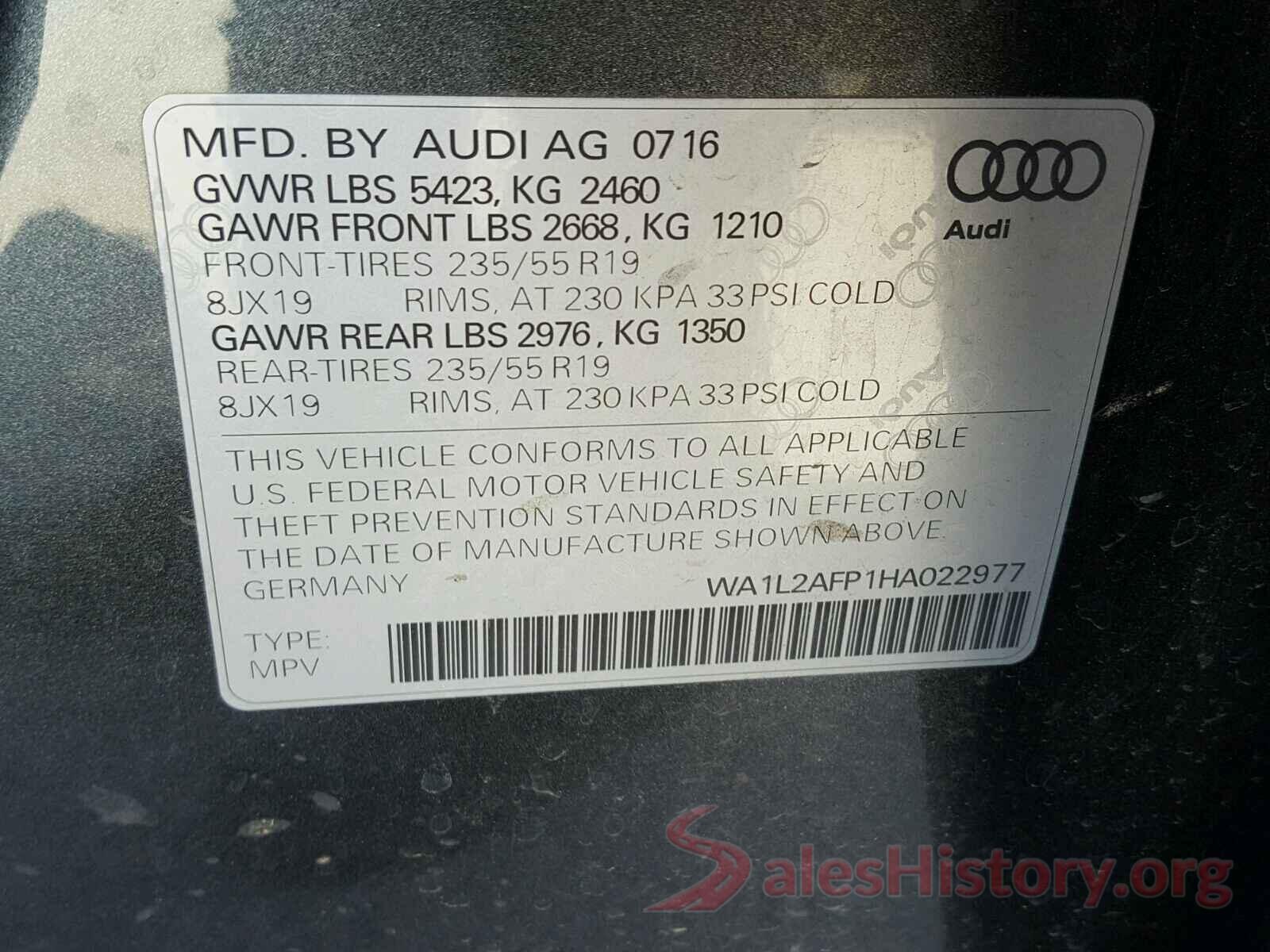 3N1CN7AP6HL876768 2017 AUDI Q5