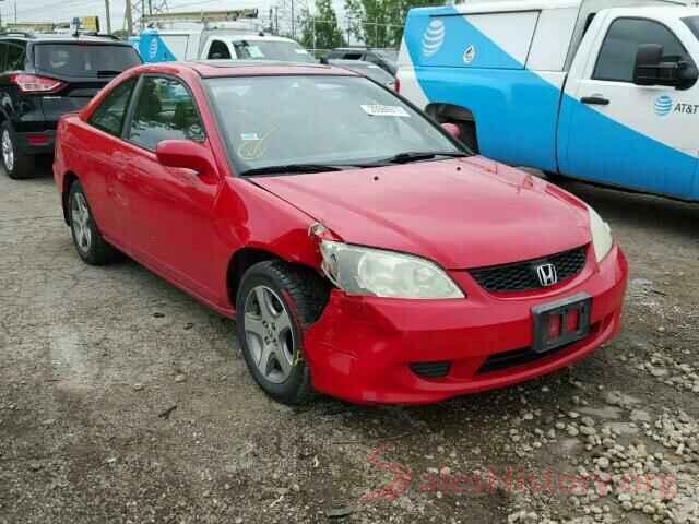 3KPF24AD1ME305100 2004 HONDA CIVIC