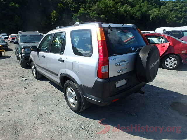 5NPD74LF9HH101427 2004 HONDA CRV