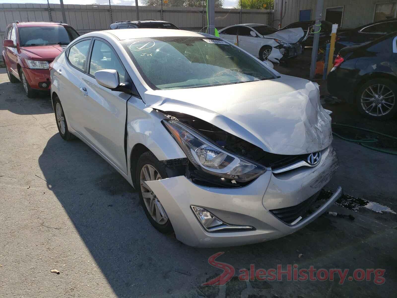 3N1CN8DV7LL878229 2016 HYUNDAI ELANTRA