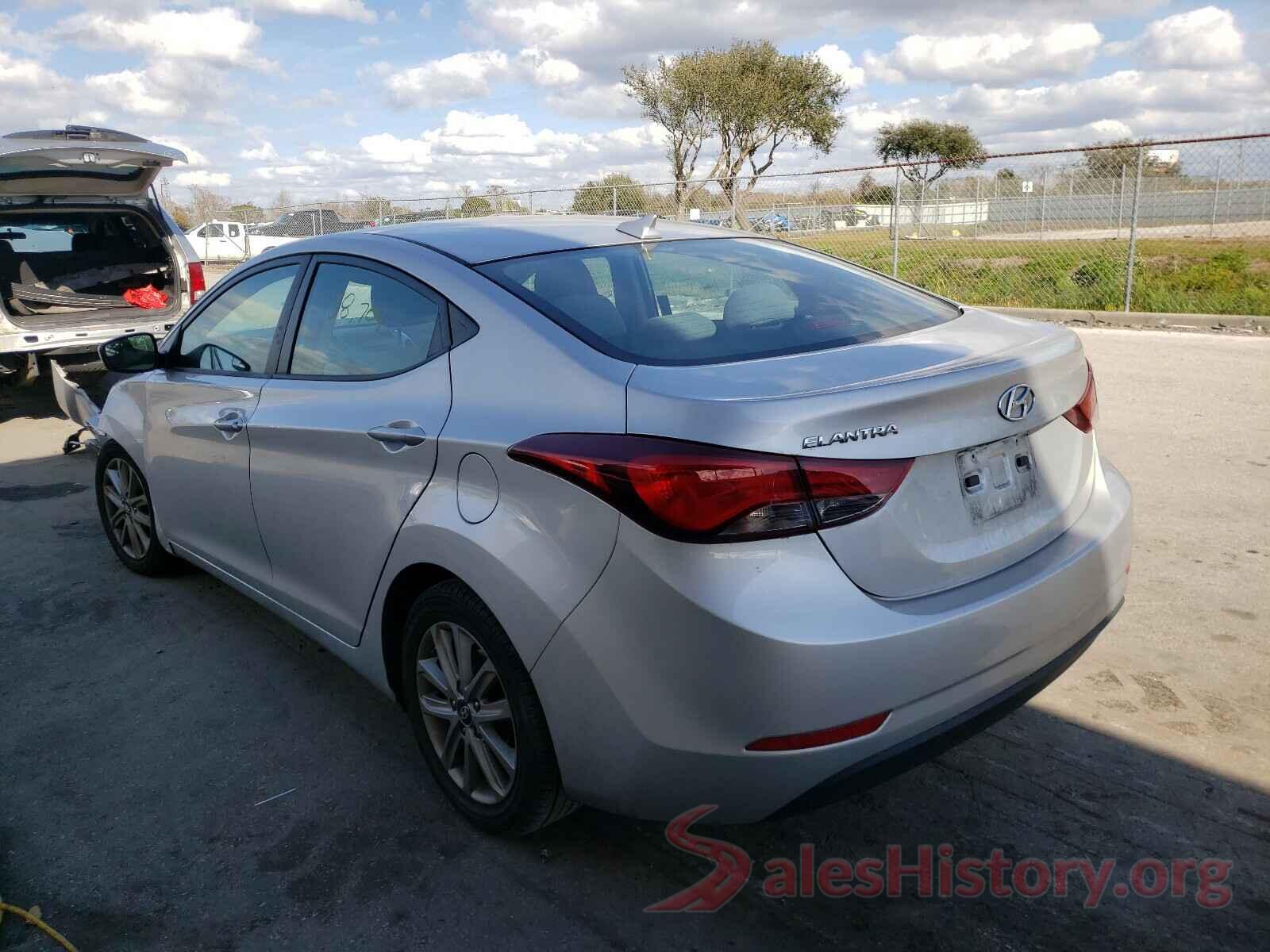 3N1CN8DV7LL878229 2016 HYUNDAI ELANTRA