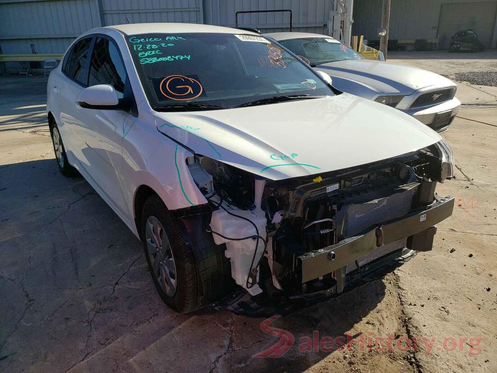 3KPA24AD1LE334508 2020 KIA RIO