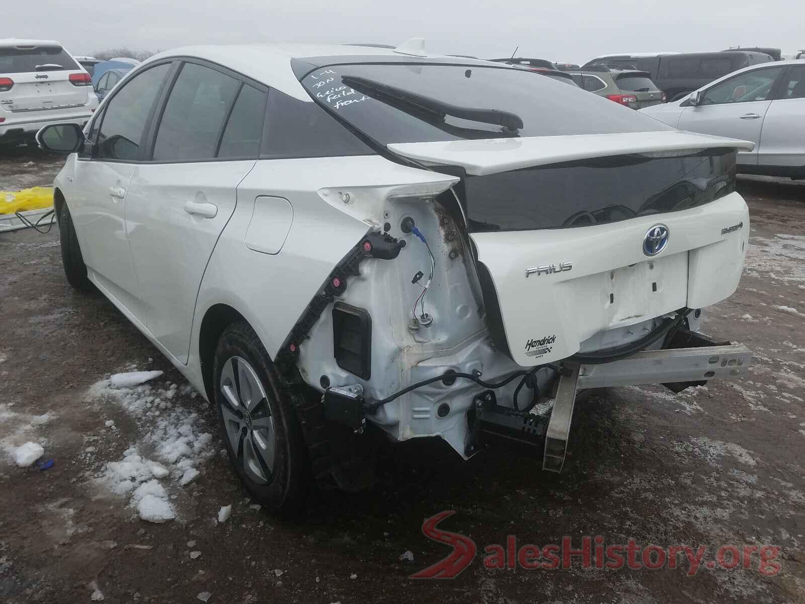 JTDKBRFU5H3049626 2017 TOYOTA PRIUS