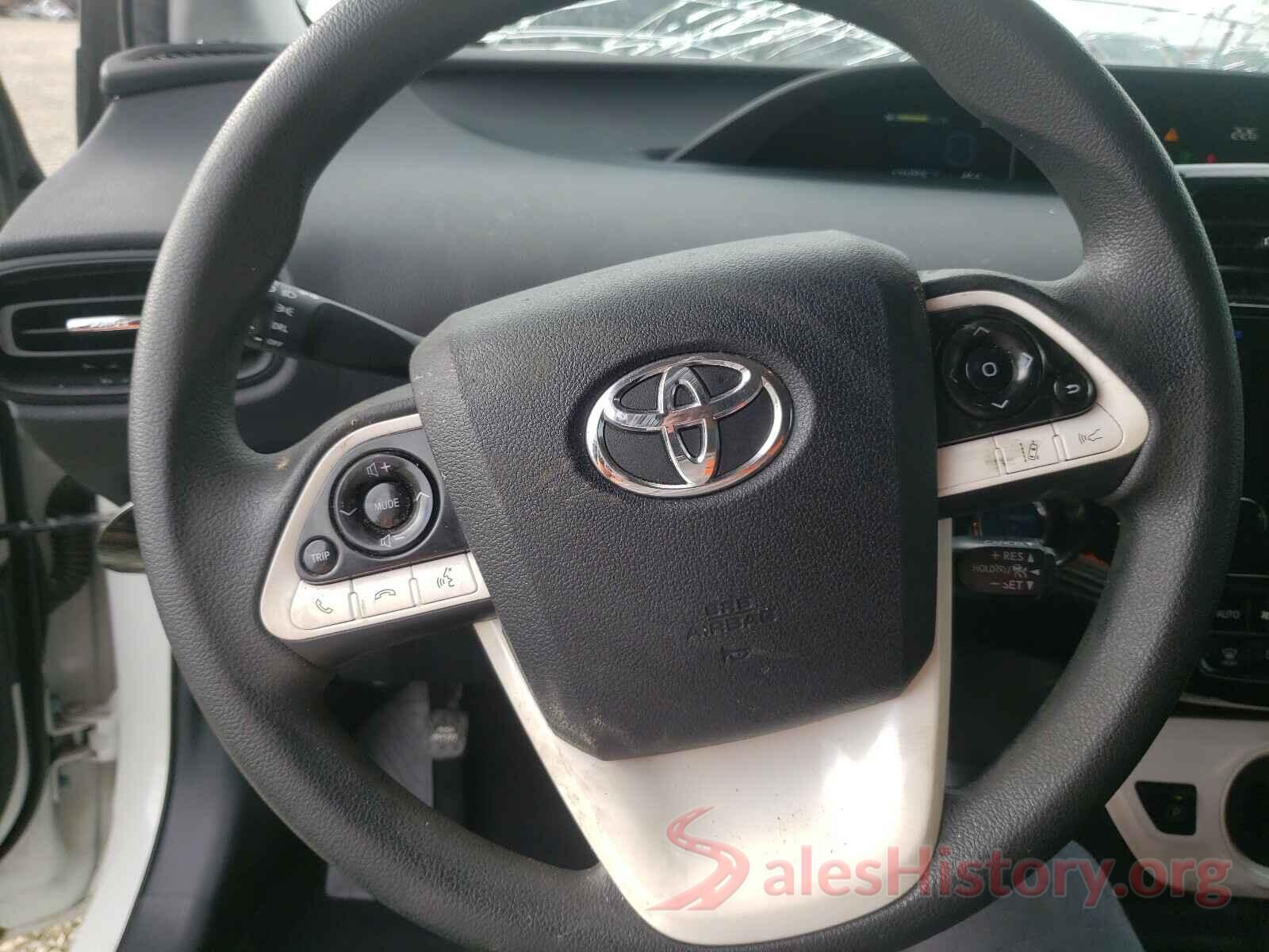 JTDKBRFU1H3039014 2017 TOYOTA PRIUS